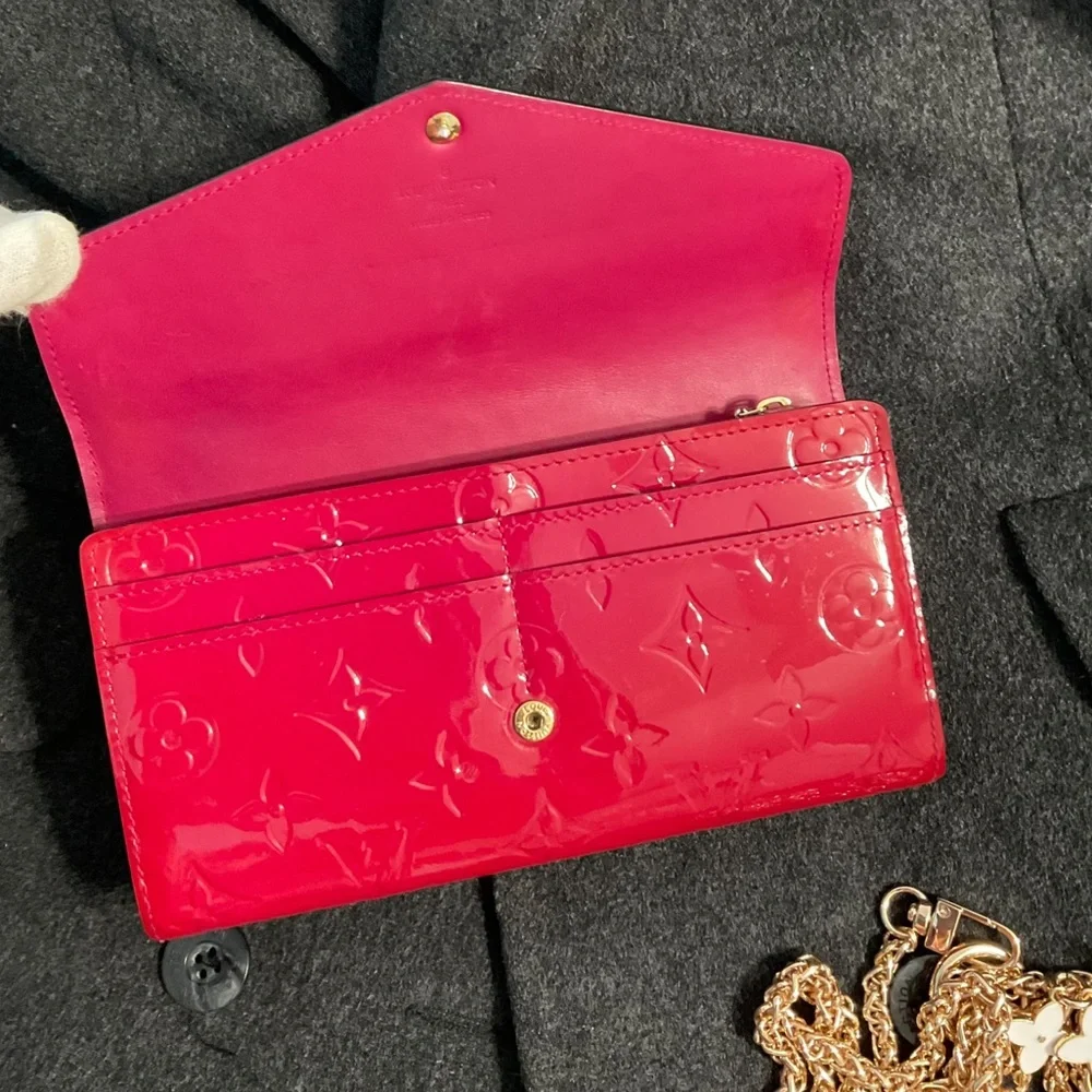 ✅AUTHENTIC LV LONG WALLET VERNIS VERYGOOD CONDITION GIFTABLE - Picture 3 of 15